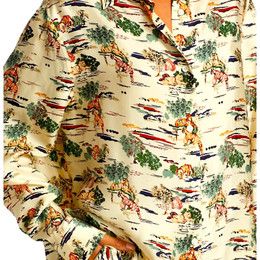 Khaite
Garo Oversized Jungle-Print Shirt